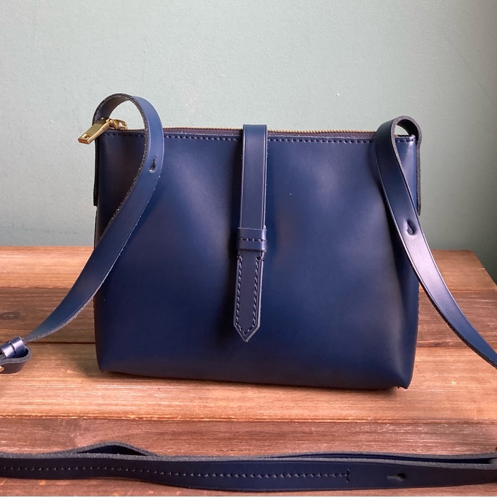 NWT J. Crew Parker Smooth Leather Crossbody Bag